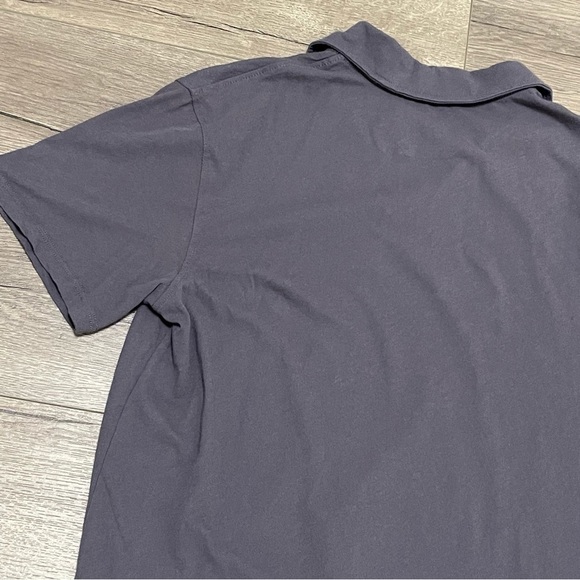 Grayers Clothiers Kovac Twisted Polo Shirt Men's Washed Black Short Sleeve NWT. - Picture 7 of 7